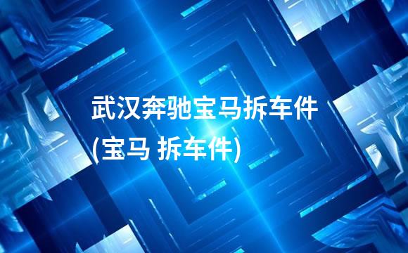 武汉奔驰宝马拆车件(宝马 拆车件)